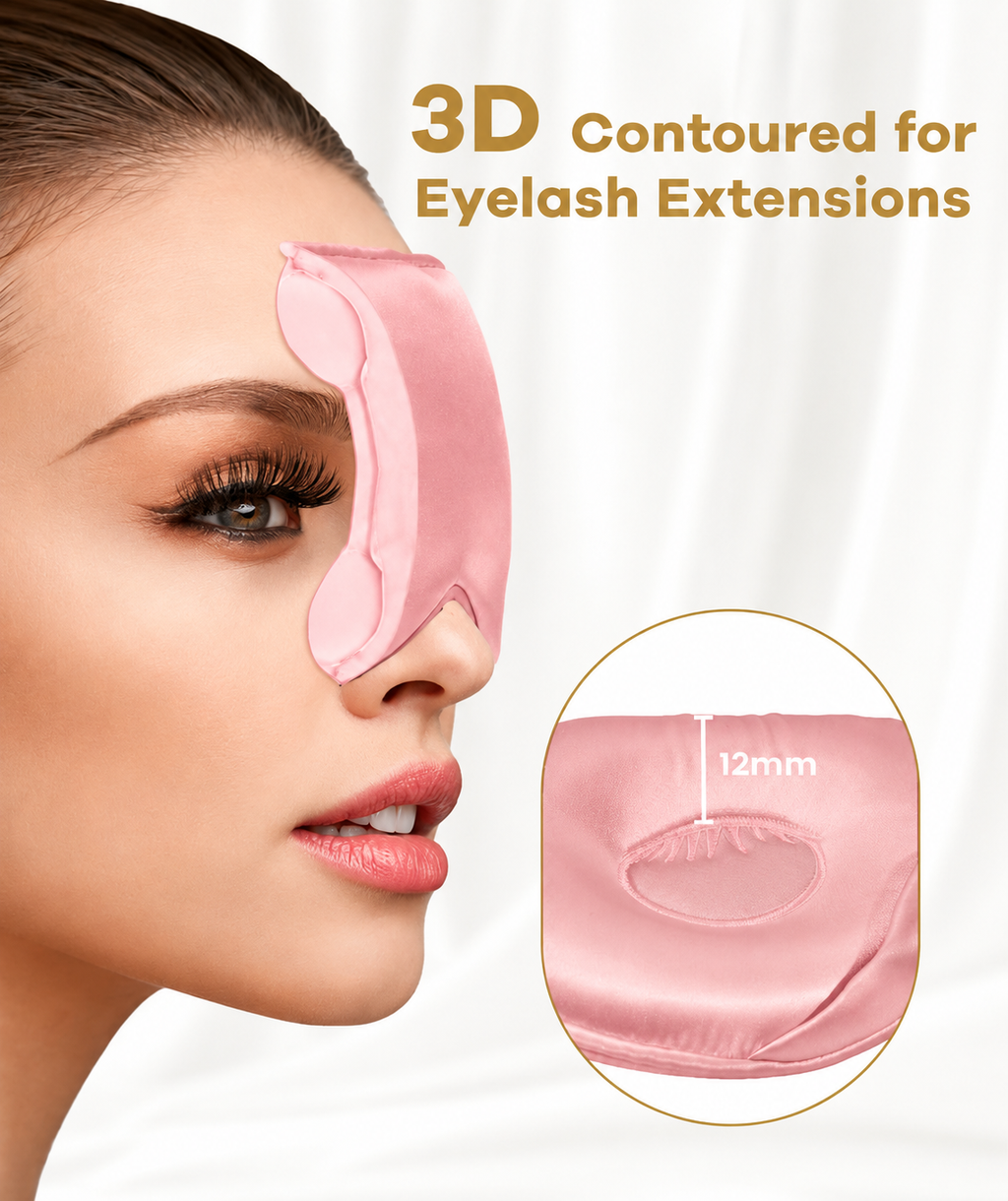 CONTOURED SILK EYE MASK