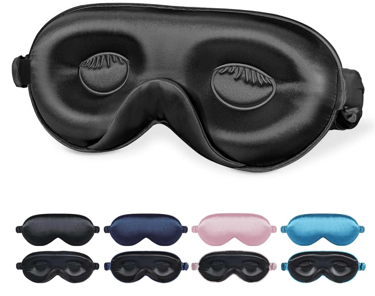 CONTOURED SILK EYE MASK